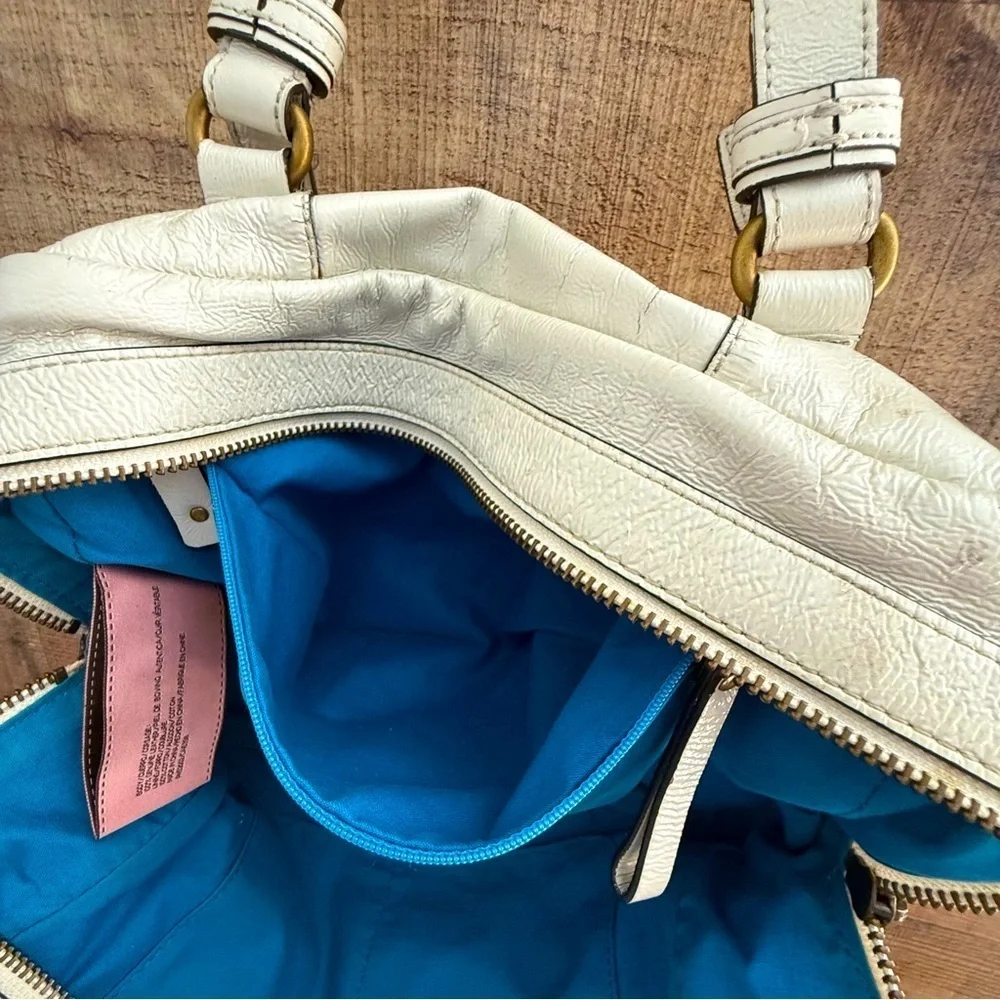 Juicy Couture Vintage Y2K Leather Satchel Bag